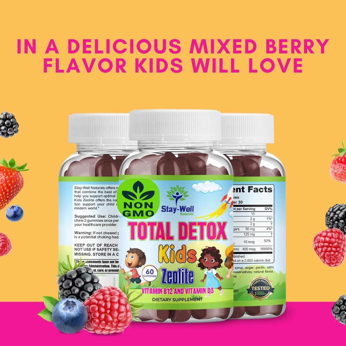 Natural Zeolite Heavy Metal Detox Kids